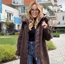 Alisha kabát mogyoró barna – Női télikabát – Innova Fashion